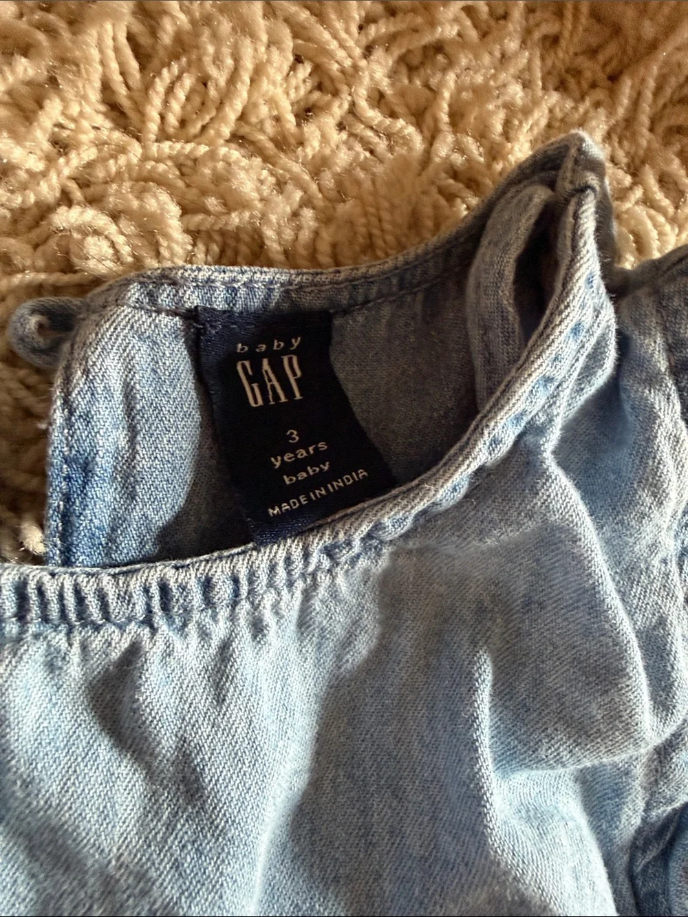 GAP Light Blue Girls' Ruffle Denim Skort Set
